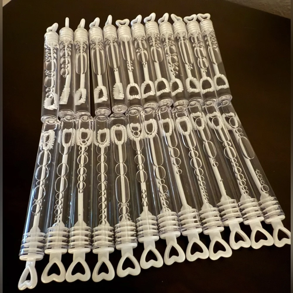 Set of 25 Bubble Wands | Party Favors | Wedding Exit Decor